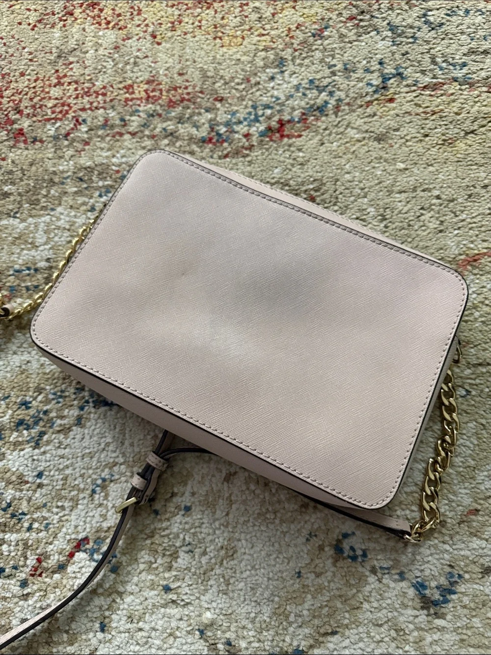 Michael Kors Jet Set Large Saffiano Leather Crossbody Bag